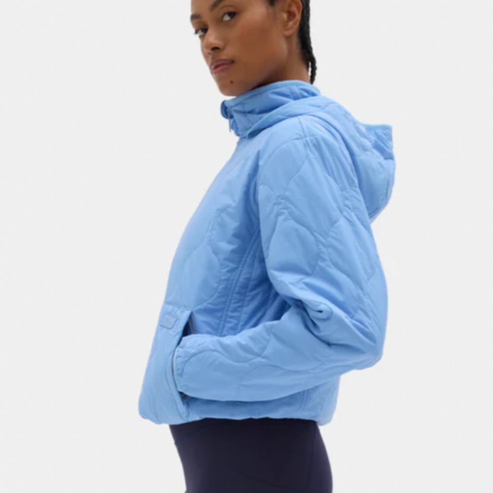 Half Days Bessie Packable Jacket in Forget Me Not